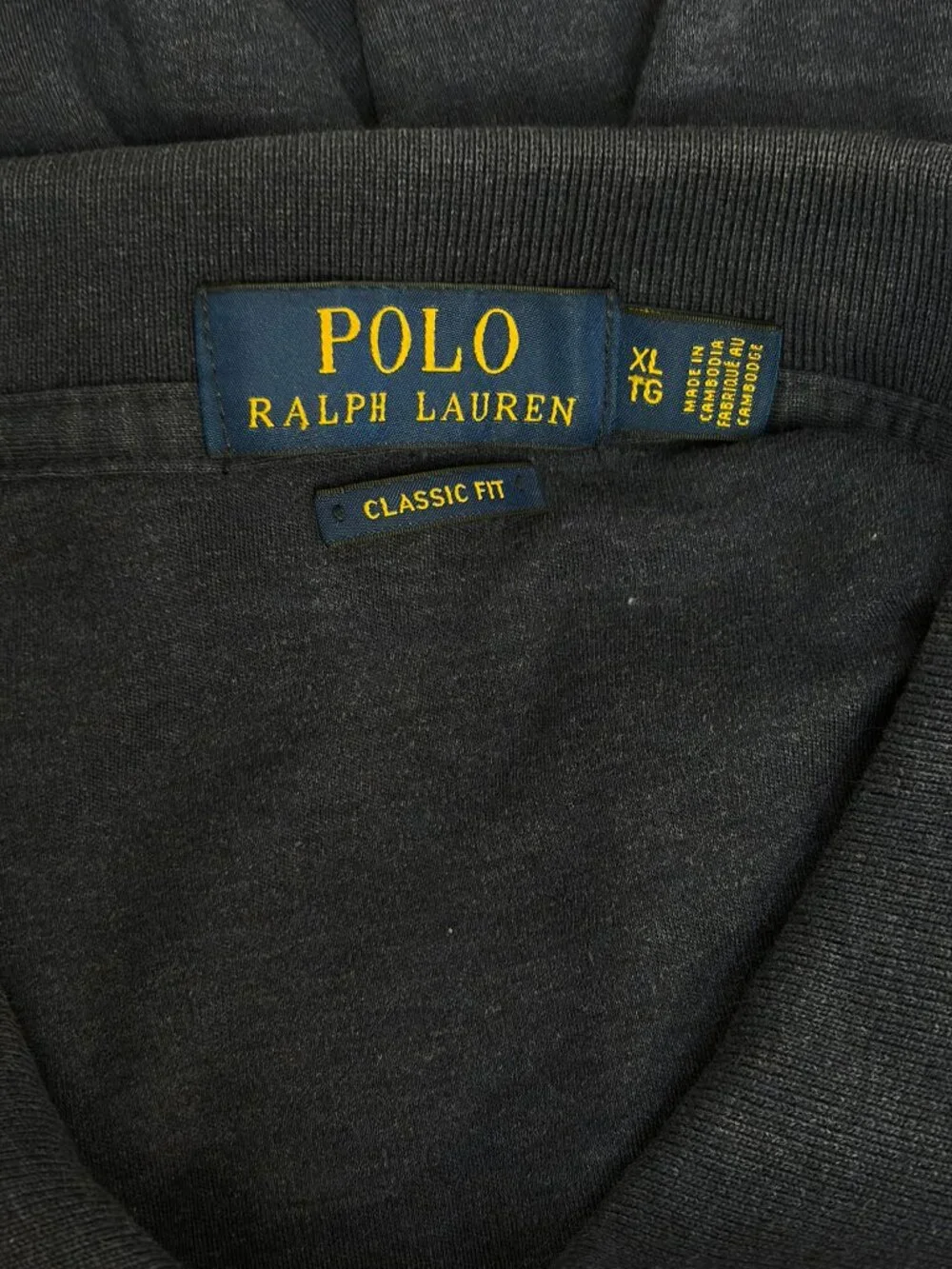 Polo Ralph Lauren Long Sleeve Polo Shirt XL Blue Classic Fit 100% Cotton Mens
